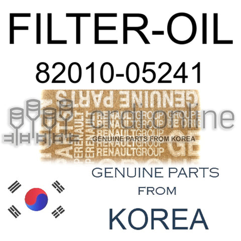 FILTER-OIL [ORIGINAL] 82010-05241 8201005241 82010 05241