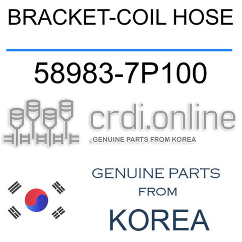 BRACKET-COIL HOSE 58983-7P100 589837P100 58983 7P100