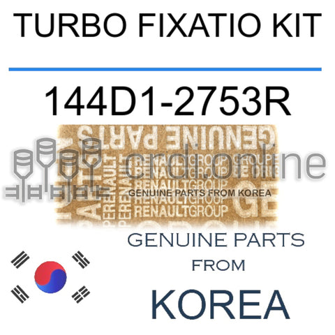 TURBO FIXATIO KIT [ORIGINAL] 144D1-2753R 144D12753R 144D1 2753R