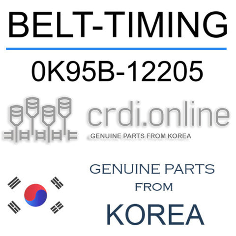BELT-TIMING [ORIGINAL] 0K95B-12205 0K95B12205 0K95B 12205