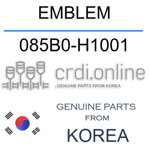 EMBLEM 085B0-H1001 085B0H1001 085B0 H1001