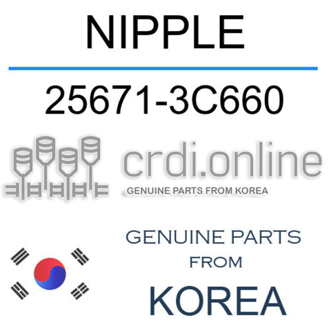 NIPPLE [ORIGINAL] 25671-3C660 256713C660 25671 3C660