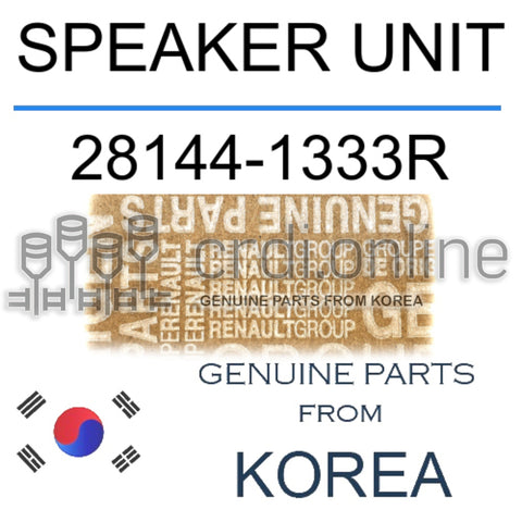 SPEAKER UNIT [ORIGINAL] 28144-1333R 281441333R 28144 1333R