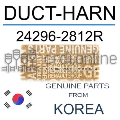 DUCT-HARN [ORIGINAL] 24296-2812R 242962812R 24296 2812R
