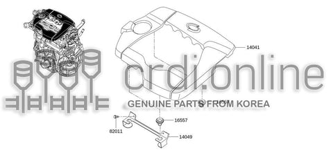 ORNAMAMENT ASSY-ENGINE COVER 14048-8944R 140488944R 14048 8944R