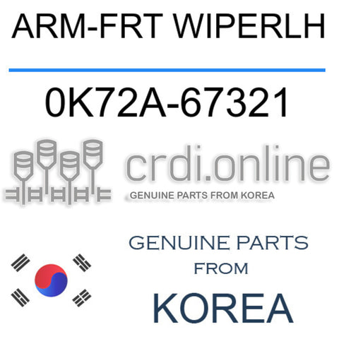 ARM-FRT WIPERLH 0K72A-67321 0K72A67321 0K72A 67321