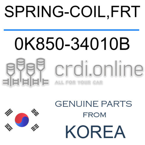 SPRING-COIL,FRT 0K850-34010B 0K85034010B 0K850 34010B