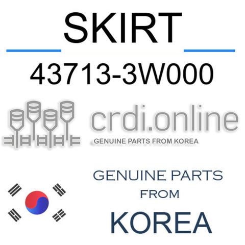 [ORIGINAL] SKIRT 43713-3W000 437133W000 43713 3W000