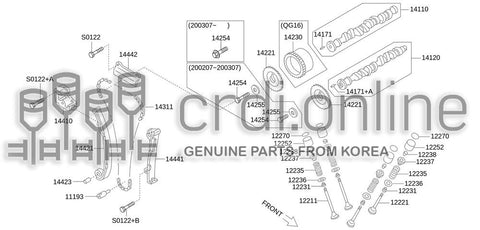 SHAFT-TENSIONER ARM [ORIGINAL] 13094-4M501 130944M501 13094 4M501