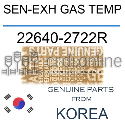 SEN-EXH GAS TEMP [ORIGINAL] 22640-2722R 226402722R 22640 2722R