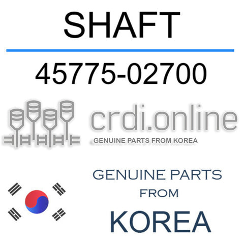 SHAFT [ORIGINAL] 45775-02700 4577502700 45775 02700