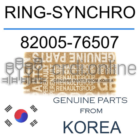 RING-SYNCHRO [ORIGINAL] 82005-76507 8200576507 82005 76507