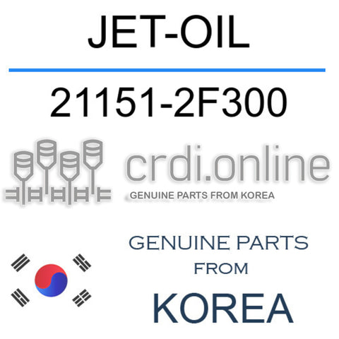 JET-OIL 21151-2F300 211512F300 21151 2F300