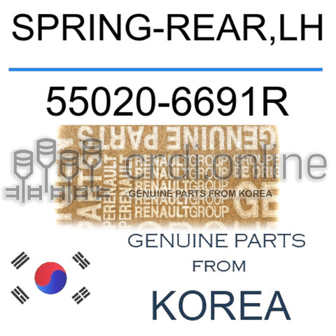SPRING-REAR,LH [ORIGINAL] 55020-6691R 550206691R 55020 6691R