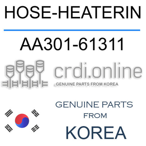 HOSE-HEATERIN [ORIGINAL] AA301-61311 AA30161311 AA301 61311