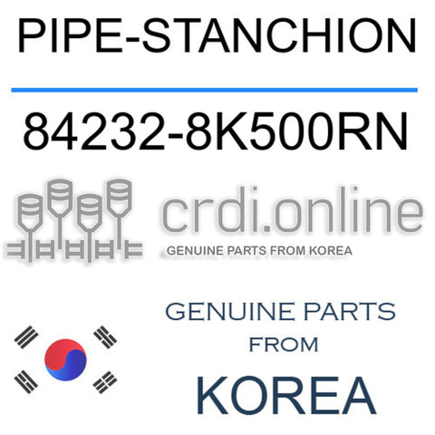 PIPE-STANCHION [ORIGINAL] 84232-8K500RN 842328K500RN 84232 8K500RN