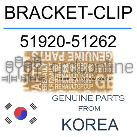 BRACKET-CLIP [ORIGINAL] 51920-51262 5192051262 51920 51262