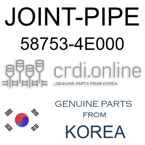JOINT-PIPE 58753-4E000 587534E000 58753 4E000