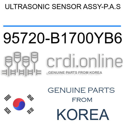 ULTRASONIC SENSOR ASSY-P.A.S [ORIGINAL] 95720-B1700YB6 95720B1700YB6 95720 B1700YB6