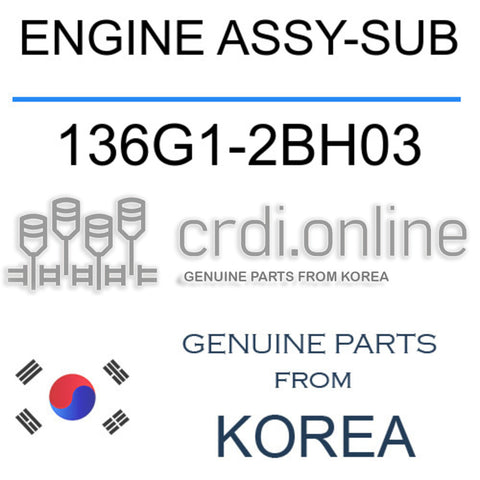 ENGINE ASSY-SUB [ORIGINAL] 136G1-2BH03 136G12BH03 136G1 2BH03