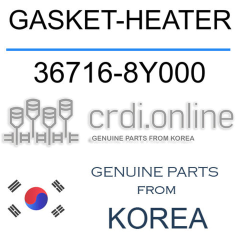 GASKET-HEATER [ORIGINAL] 36716-8Y000 367168Y000 36716 8Y000