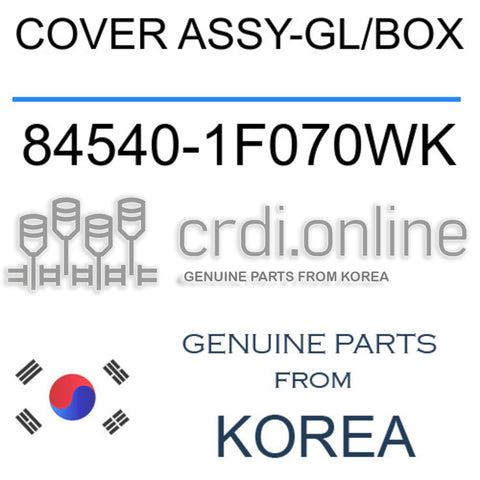 COVER ASSY-GL/BOX 84540-1F070WK 845401F070WK 84540 1F070WK
