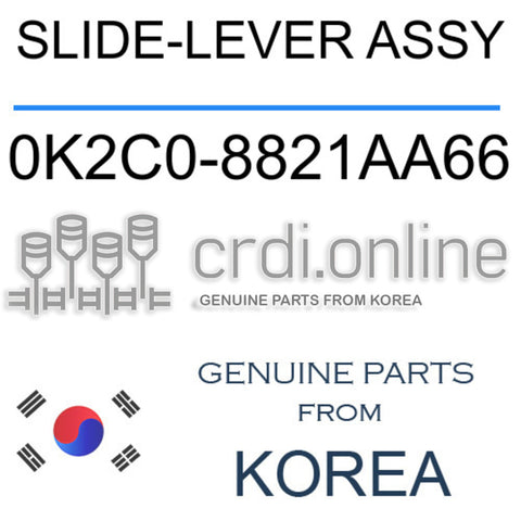 SLIDE-LEVER ASSY [ORIGINAL] 0K2C0-8821AA66 0K2C08821AA66 0K2C0 8821AA66