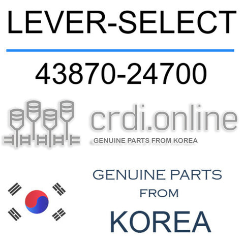 LEVER-SELECT 43870-24700 4387024700 43870 24700