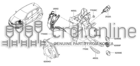 SWITCH ASSY-STOP LAMP 25320-6170R 253206170R 25320 6170R
