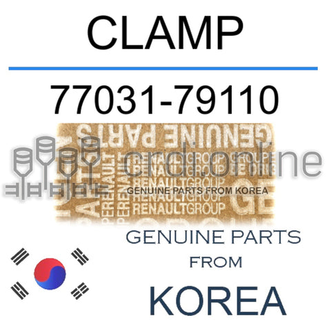 CLAMP [ORIGINAL] 77031-79110 7703179110 77031 79110