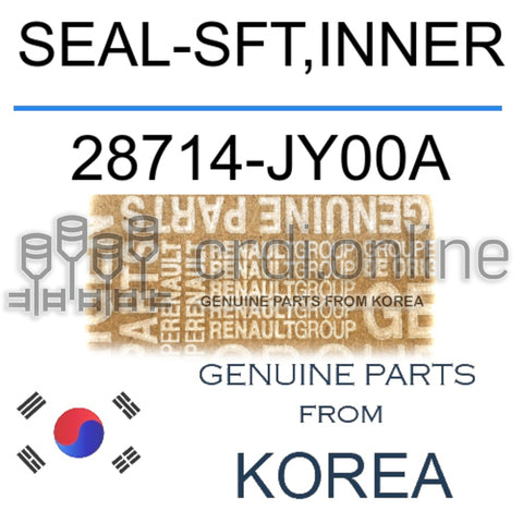 SEAL-SFT,INNER [ORIGINAL] 28714-JY00A 28714JY00A 28714 JY00A
