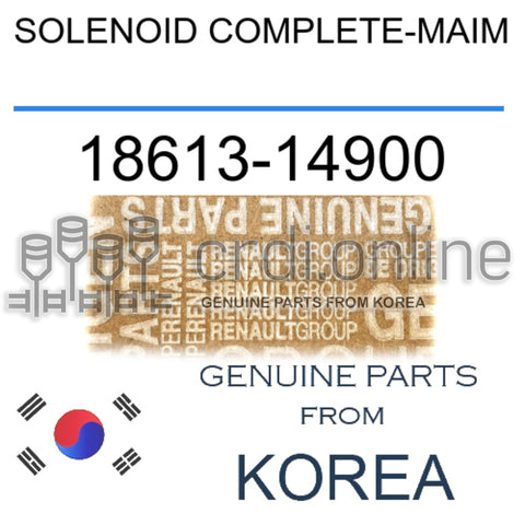 SOLENOID COMPLETE-MAIM [ORIGINAL] 18613-14900 1861314900 18613 14900