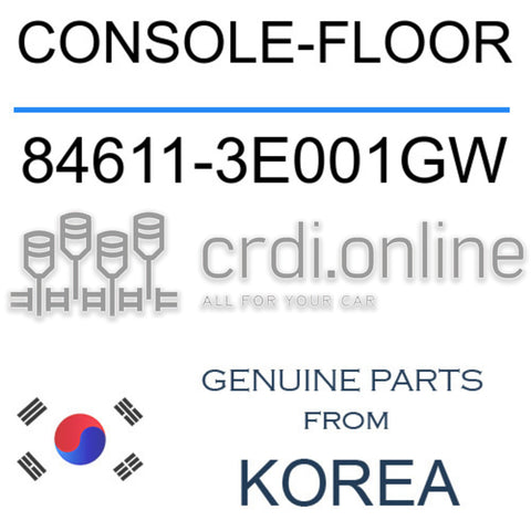 CONSOLE-FLOOR [ORIGINAL] 84611-3E001GW 846113E001GW 84611 3E001GW