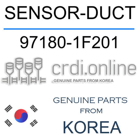 SENSOR-DUCT 97180-1F201 971801F201 97180 1F201