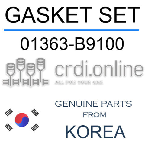 GASKET SET [ORIGINAL] 01363-B9100 01363B9100 01363 B9100