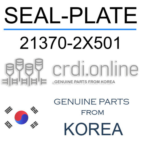 SEAL-PLATE [ORIGINAL] 21370-2X501 213702X501 21370 2X501