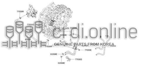 TUBE 21624-7211R 216247211R 21624 7211R