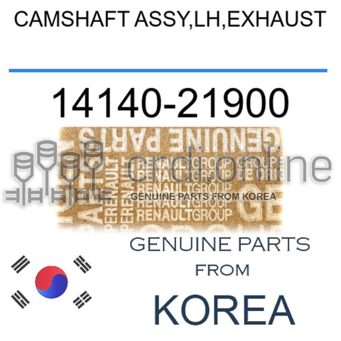 CAMSHAFT ASSY,LH,EXHAUST [ORIGINAL] 14140-21900 1414021900 14140 21900