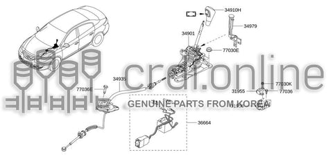 KNOB ASSY-CONTROL LEVERAUTO 82008-06099 8200806099 82008 06099