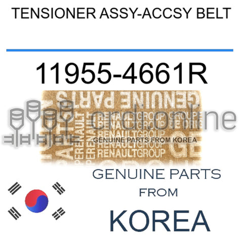 TENSIONER ASSY-ACCSY BELT [ORIGINAL] 11955-4661R 119554661R 11955 4661R