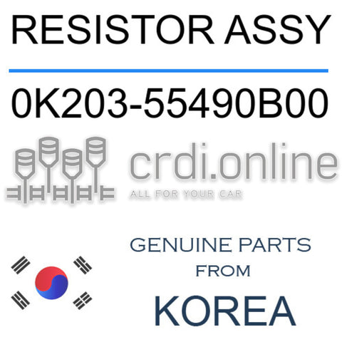 RESISTOR ASSY [ORIGINAL] 0K203-55490B00 0K20355490B00 0K203 55490B00