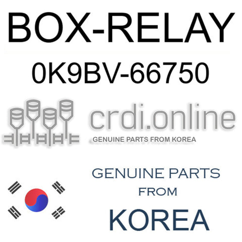 BOX-RELAY [ORIGINAL] 0K9BV-66750 0K9BV66750 0K9BV 66750
