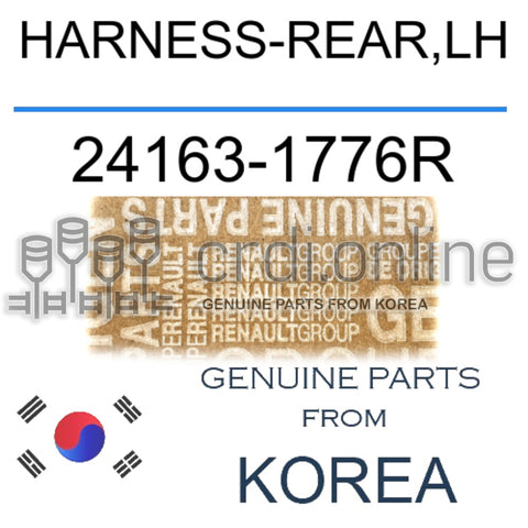 HARNESS-REAR,LH [ORIGINAL] 24163-1776R 241631776R 24163 1776R