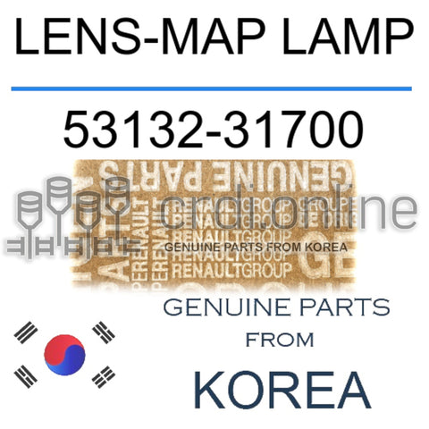 LENS-MAP LAMP [ORIGINAL] 53132-31700 5313231700 53132 31700