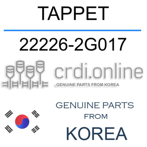 TAPPET [ORIGINAL] 22226-2G017 222262G017 22226 2G017
