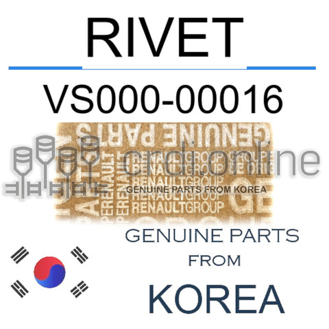 RIVET [ORIGINAL] VS000-00016 VS00000016 VS000 00016