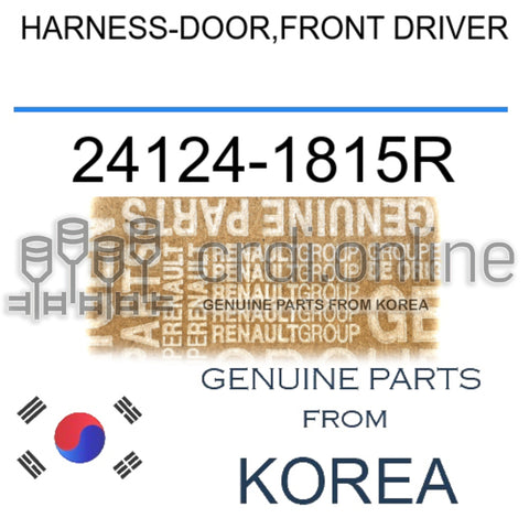 HARNESS-DOOR,FRONT DRIVER [ORIGINAL] 24124-1815R 241241815R 24124 1815R