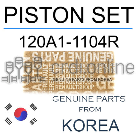 PISTON SET [ORIGINAL] 120A1-1104R 120A11104R 120A1 1104R