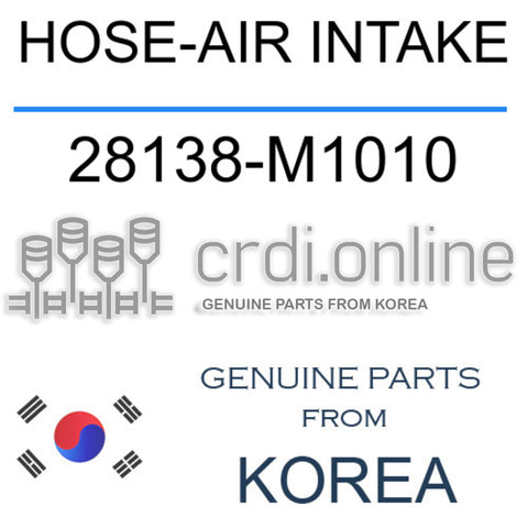 HOSE-AIR INTAKE [ORIGINAL] 28138-M1010 28138M1010 28138 M1010