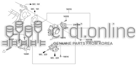 VALVE ASSY-AAC 16610-41900 1661041900 16610 41900